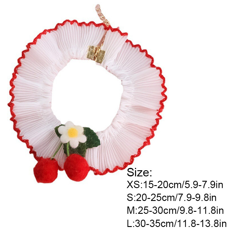 Lemmiklooma kaelarihmad Kassi kaelarihmad Koerte pits vibusõlme ehted kirsikujuline õie kaunistus kaelarihm armas armas kassitarvikud lemmikloomatarbed