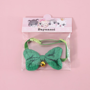 Ins New Cat Collar Candy Colorful Denim Bow Регулируема камбанка Cat Dog Папийонка Аксесоар Колие Нашийник за кучета