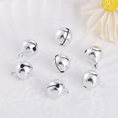 Dekoratív, erős, színes barkácsolás fém kézműves laza csengőgyöngy karácsonyi kellék