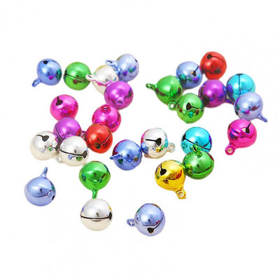 Dekoratív, erős, színes barkácsolás fém kézműves laza csengőgyöngy karácsonyi kellék