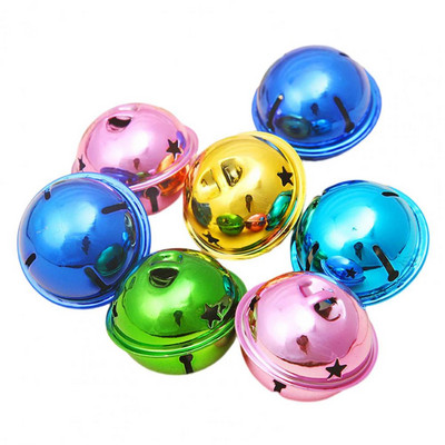 Dekoratív, erős, színes barkácsolás fém kézműves laza csengőgyöngy karácsonyi kellék