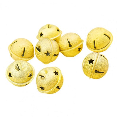 Dekoratív, erős, színes barkácsolás fém kézműves laza csengőgyöngy karácsonyi kellék