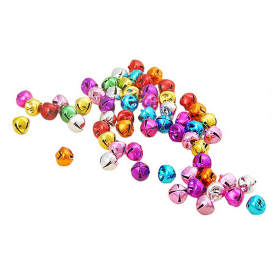 Dekoratív, erős, színes barkácsolás fém kézműves laza csengőgyöngy karácsonyi kellék