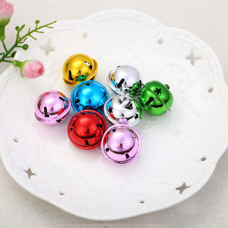 Dekoratív, erős, színes barkácsolás fém kézműves laza csengőgyöngy karácsonyi kellék