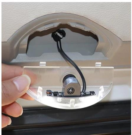 Леща за лампа за врата от 1 част за Montero Прозрачни светлини Капак Вътрешен абажур MR576170HA за Pajero 4-то поколение