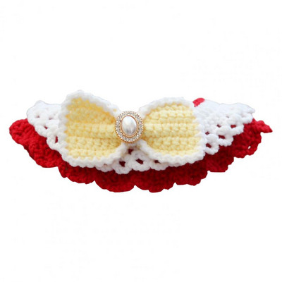 Pet Bib Bowknot Lemmiklooma kaelarihm Väikesed koerad Emane Kassipoeg Kassi Koera kaelarihm
