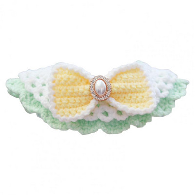 Pet Bib Bowknot Lemmiklooma kaelarihm Väikesed koerad Emane Kassipoeg Kassi Koera kaelarihm