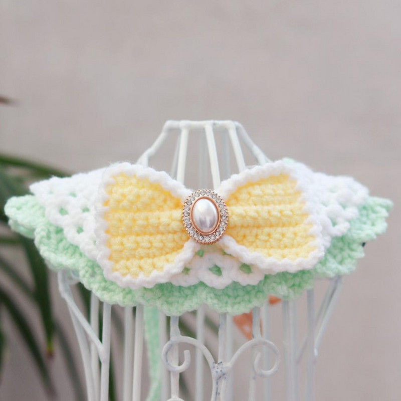 Oprsnik za kućne ljubimce Bowknot Ogrlica za kućne ljubimce Mali psi Ženski mačići Mačke Ogrlica za pse