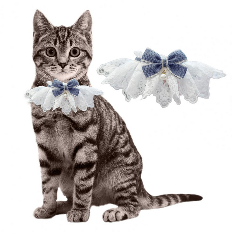 Σαλιάρα με κασκόλ για σκύλο Κομψό κουτάβι γάτα λαιμόκοψη Κύκλος κασκόλ Φουλάρι σαλιάρα για κατοικίδιο σαλιάρα για σκύλο Κολιέ σαλιάρα κασκόλ Καθημερινή συναρμολόγηση