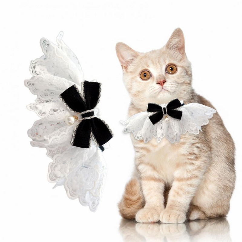 Σαλιάρα με κασκόλ για σκύλο Κομψό κουτάβι γάτα λαιμόκοψη Κύκλος κασκόλ Φουλάρι σαλιάρα για κατοικίδιο σαλιάρα για σκύλο Κολιέ σαλιάρα κασκόλ Καθημερινή συναρμολόγηση