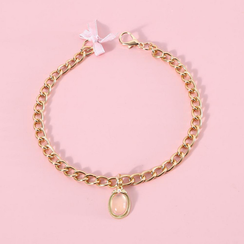 Koera kaelarihm peene töötlusega kassi kaelakee lemmiklooma koera kassi võlts kalliskivist ripats kaelaring