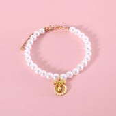 Kassi kaelaring Päris kerge kassi kaelakee Lemmiklooma Kassi Koera Kirsi ripats Võltspärlitest kaelarihm Lemmikloomatarvikud