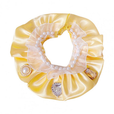 Χαριτωμένη πετσέτα σάλιου για κατοικίδια Υπέροχη δαντέλα με απαλή αφή γιακά σαλιάρα κατοικίδιων για γάτα Δαντέλα σαλιάρα σκύλου Πετσέτα σάλιου για κατοικίδια