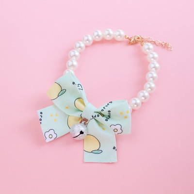 Κολιέ για κατοικίδια Γλυκό κολιέ για κατοικίδια Κολιέ γάτας Κολιέ με καμπάνα σκύλου λουλούδι παπιγιόν μαργαριτάρι Χαριτωμένο διαμάντι προμήθειες για κατοικίδια Αξεσουάρ για κατοικίδια