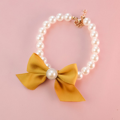 Lemmiklooma kaelarihmad Printsessi vibu kaelakee kutsikale kassile Reguleeritav armas pitspärliga kikipuu kassipoega koera kaelarihm lemmiklooma pulmapeo kingitus