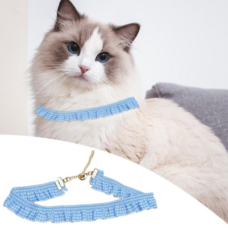 Naminių gyvūnėlių karoliai Puikus Kitty Puppy Print Kaklo dirželis Naminių gyvūnėlių fotografijos atrama Akį traukiantis augintinio kaklo dirželis