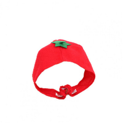 Kisállat kalap lélegző kreatív forma Szuper aranyos allergiamentes Könnyen viselhető dekoratív, nem szőtt szövet, gyümölcs témájú kisállat sapka Sun Prot