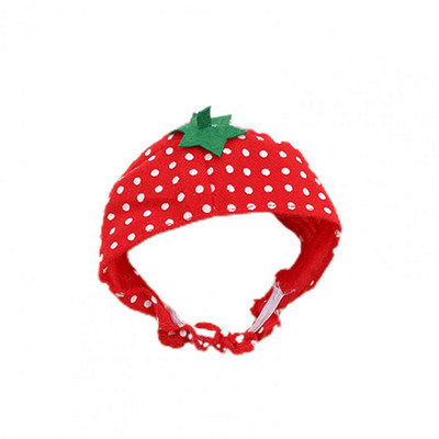 Kisállat kalap lélegző kreatív forma Szuper aranyos allergiamentes Könnyen viselhető dekoratív, nem szőtt szövet, gyümölcs témájú kisállat sapka Sun Prot