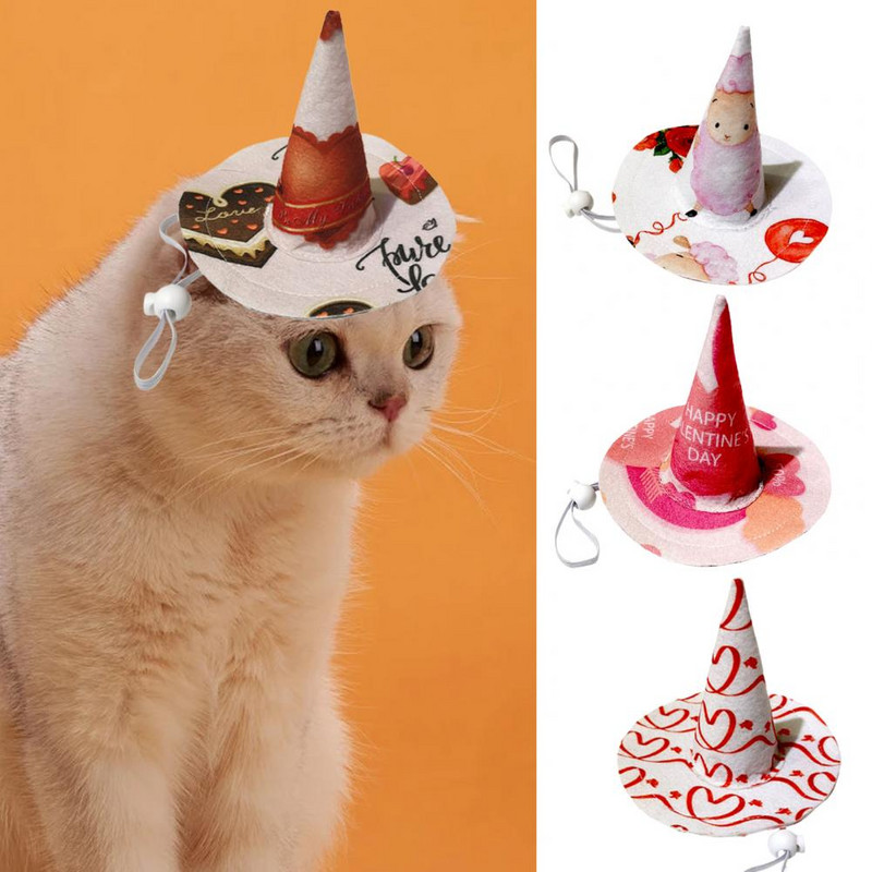 Šešir za kućne ljubimce Višenamjenske kape za štene Kreativni šešir za štene Dekorativni šešir Odjeća za zabave za kućne ljubimce