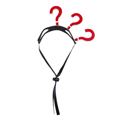 Kisállat Halloween fejfedő macskakutya állítható pánttal Kreatív Vicces Felkiáltójel Kisállatjelmezek Kiegészítők Tartós Újdonság