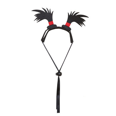 Kisállat Halloween fejfedő macskakutya állítható pánttal Kreatív Vicces Felkiáltójel Kisállatjelmezek Kiegészítők Tartós Újdonság