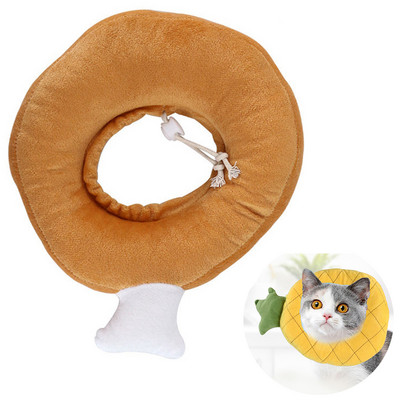 Προμήθειες για κατοικίδια ζώα Legendog Pet Cat Collar Μαλακό βαμβακερό κάλυμμα κεφαλιού που γλείφει Χαριτωμένο αβοκάντο ροδάκινο ανανάς σε σχήμα φρούτου