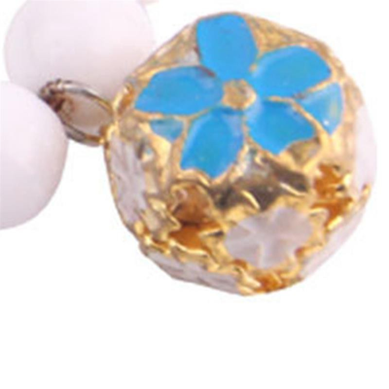 Dorakitten 1 buc. Guler creativ pentru animale de companie, decor cu clopot, cu margele elastice, guler pentru caine, colier pentru animale de companie, bijuterii, accesorii pentru îmbrăcăminte, accesorii pentru animale de companie