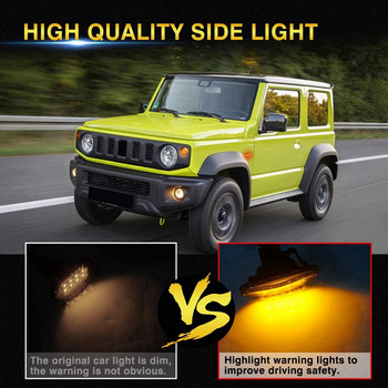 4X автомобилни LED светлини за мигачи Лампи Странични маркери за Suzuki Jimny JB64 JB74 JB64W Sierra JB74W JB23W 2018-2020