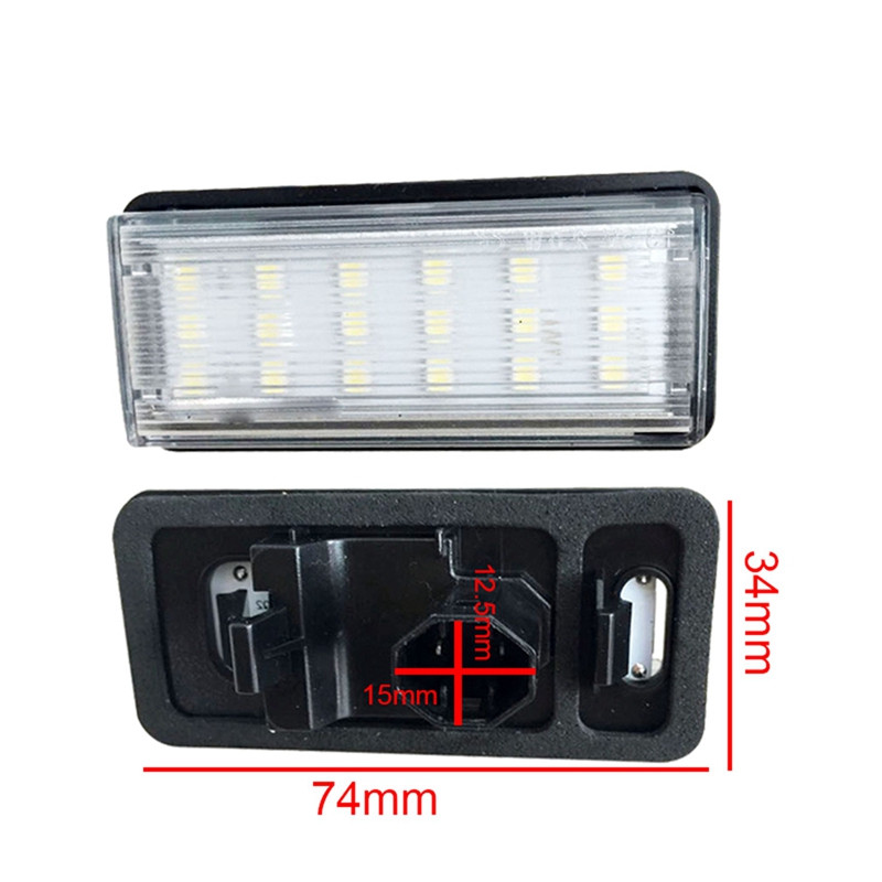 1 чифт осветление за регистрационния номер на автомобила осветление за регистрационния номер и 4 бр. капак на бутона за заключване на вратата на автомобила за Mercedes-Benz