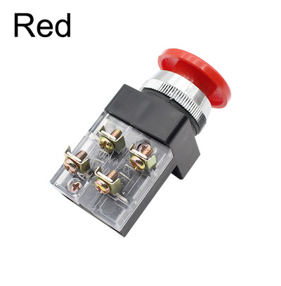 250V 6A Κουμπί διακόπτη κοπής μπολ 30mm 25mm διακόπτης κουμπιού επιλογής 2 θέσεων/3 θέσεων 1NO TBM-25 TBM-30