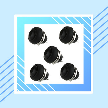 5 τμχ ABS Βολικός και αδιάβροχος διακόπτης κουμπιού για οποιαδήποτε εφαρμογή Ευρεία σταθερότητα εφαρμογής