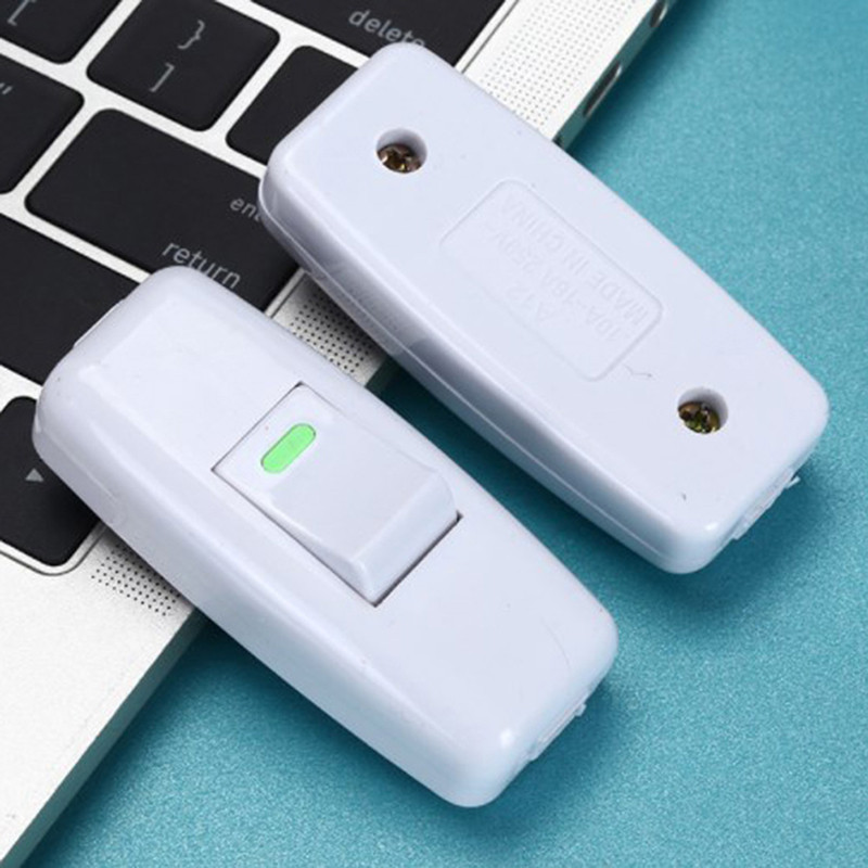 Šviesos jungiklis namams Klasikinis baltas Įjungimas/išjungimas Stalinės lempos Stalinės lempos Laido jungikliai Elektros priedai