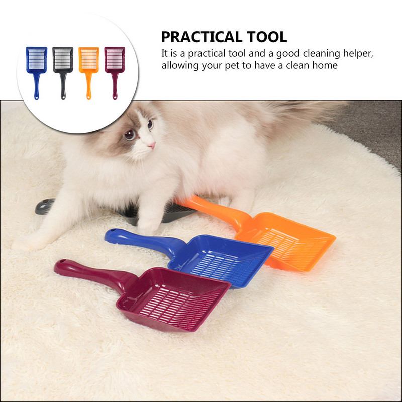 Kassiliivakühvel 4 tk hamstri liivakastide puhastusvahend kassipoegade liivapuuri jaoks, 26 5x10 cm