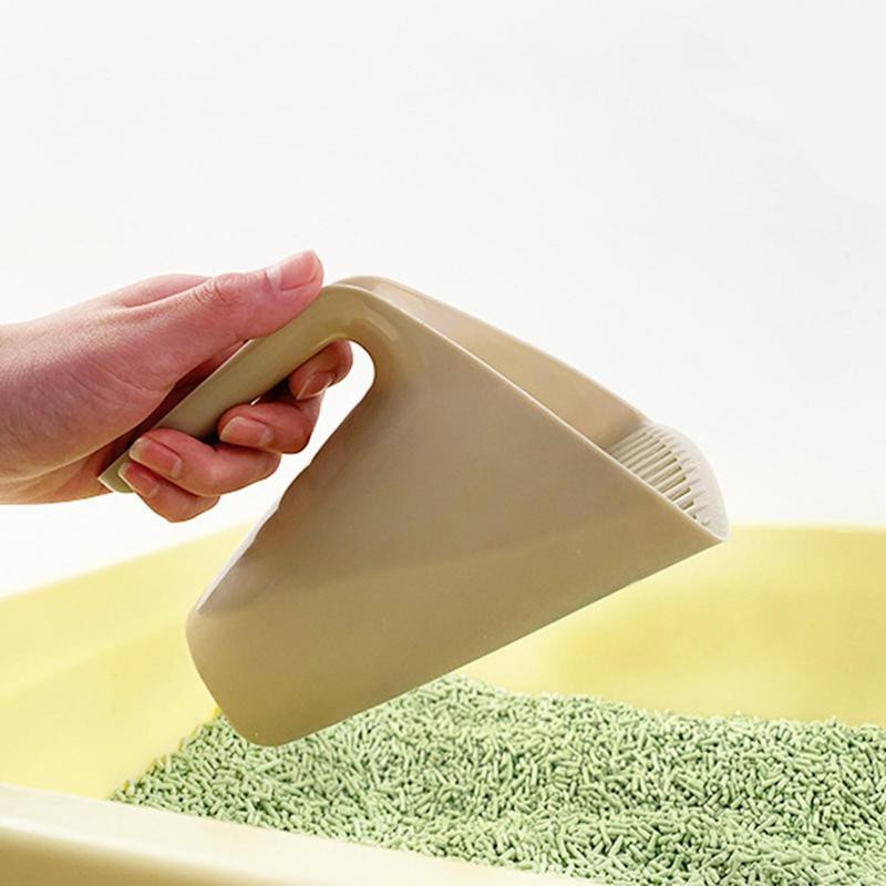 Kačių kraiko kaušelis Ergonomiškas šunų triušių kačių kaukėlis, kastuvas, filtro valymo įrankis triušių šuniui, kačių reikmenų priedas