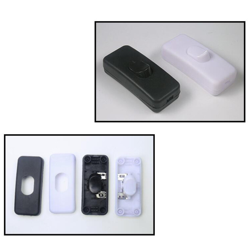 Laualamp 110V-250V lauavalgusti sisse/välja indikaator Juhtme lüliti Sisseehitatud LED must/valge värv