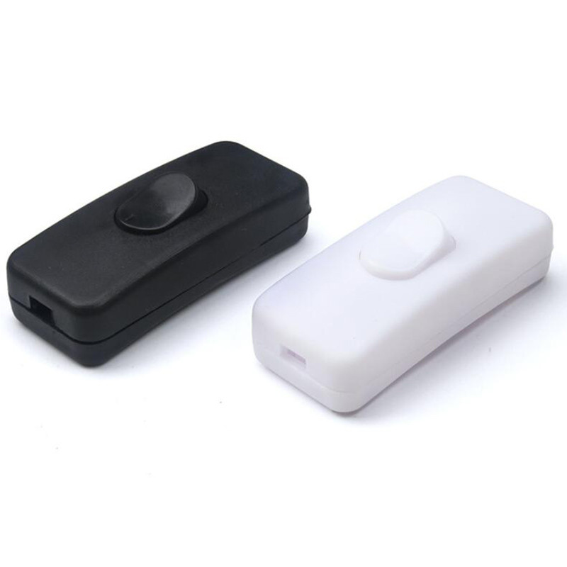 Laualamp 110V-250V lauavalgusti sisse/välja indikaator Juhtme lüliti Sisseehitatud LED must/valge värv