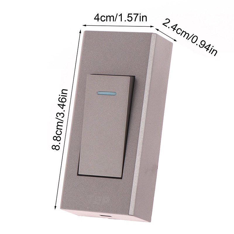 1 tk 4 värvi 1 rühm 2-suunaline pindpaigalduslüliti juhe rippuv paigaldus Voodiküljel sisse/välja juhtlambi paneeli seinavalgustuse lüliti