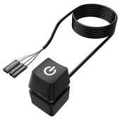 Computer Comutator extern Sursei de alimentare Cablu adaptor de control Carcasa desktop Placa de baza oprita