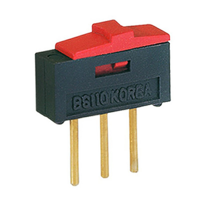 5PCS Slide Switch Toggle Switch BSI-10/BSI-10H 1P2T 2 Position 3 Pin DC12V 0.3A Professional Durable Red Mini Switch