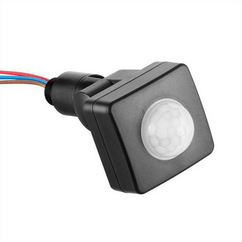 PIR улично осветление Висококачествен AC 220V Автоматично включване и изключване Превключватели на светлината Детектор за осветление Инфрачервен сензор за движение