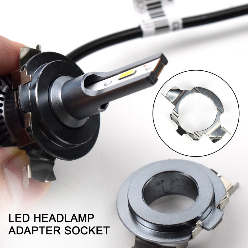 2 vnt H7 LED priekinių žibintų lempos adapterio lizdo pagrindo laikiklio laikiklis, skirtas BMW/Audi/Bens/VW/Buick/Nissan/Volvo Ford Explorer Ben.z ML350