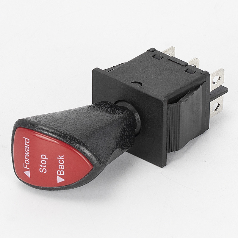 DaierTek 3 padėčių slankiojantis svirties jungiklis Užrakinamas automobilio svirties jungiklis DPDT 6 kontaktų 20A, skirtas žaisliniam automobiliui