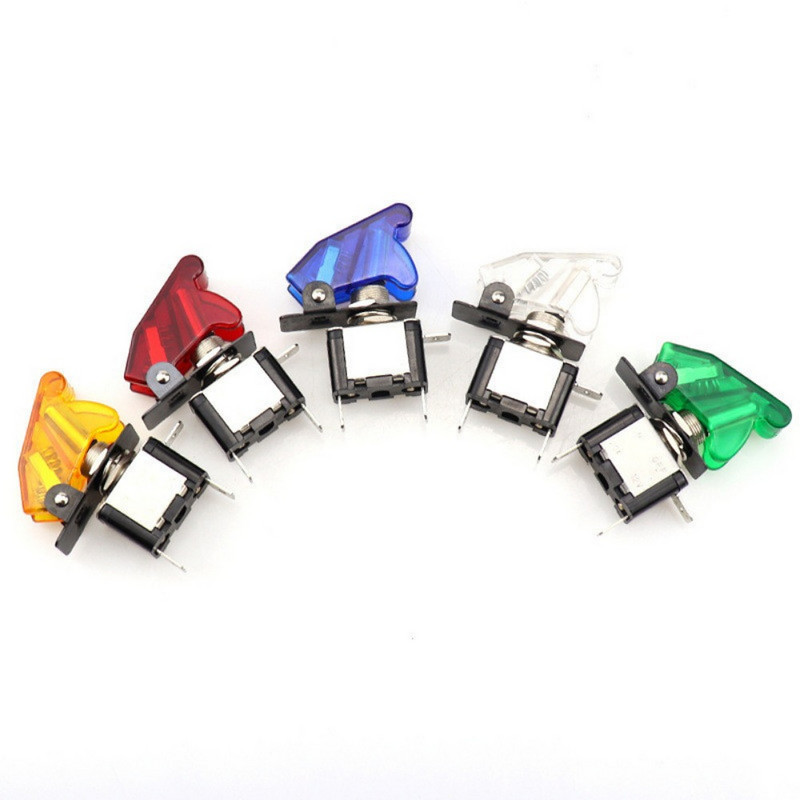 Τροποποίηση διακόπτη αυτοκινήτου ASW-07LED 12V 20A διακόπτης εναλλαγής με αδιάβροχο διακόπτη καλύμματος