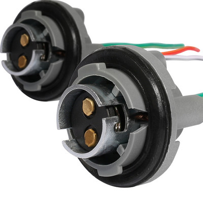 NHAUTP 2Pcs 1157 Grlo za žarulju BAY15D Držač svjetiljke P21/5W Adapter Bazni konektor za kočiona svjetla Dodaci za automobile