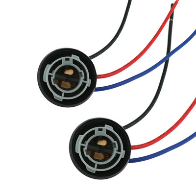 NHAUTP 2Pcs 1157 Grlo za žarulju BAY15D Držač svjetiljke P21/5W Adapter Bazni konektor za kočiona svjetla Dodaci za automobile