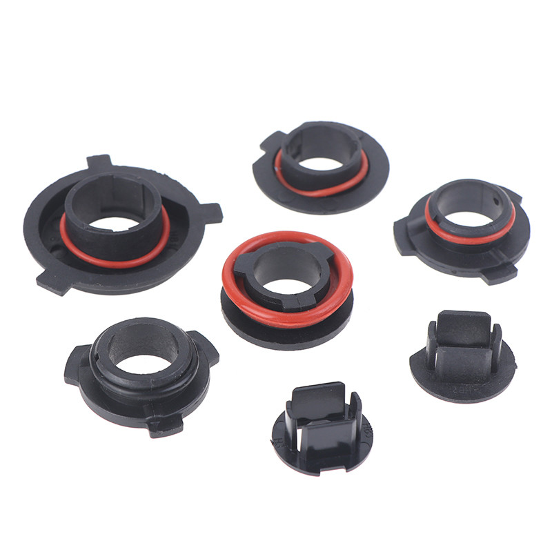 1 poros LED priekinių žibintų lemputės pagrindo adapterio lizdo laikiklis HB4/HB3/H11/H7/H4/H3/H1 Easy PVC LED suderinamas priekinis žibintas