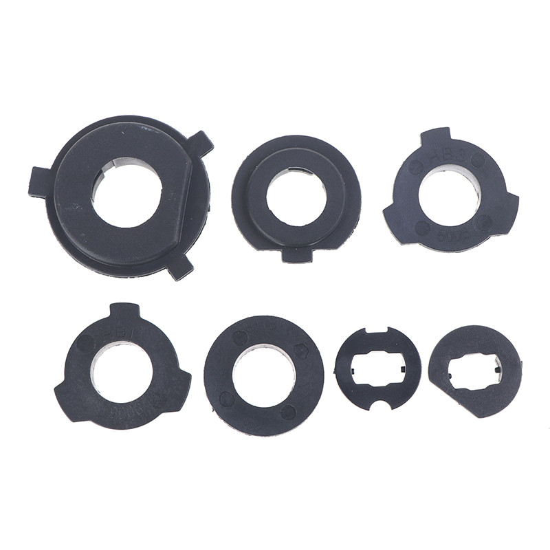 1 poros LED priekinių žibintų lemputės pagrindo adapterio lizdo laikiklis HB4/HB3/H11/H7/H4/H3/H1 Easy PVC LED suderinamas priekinis žibintas