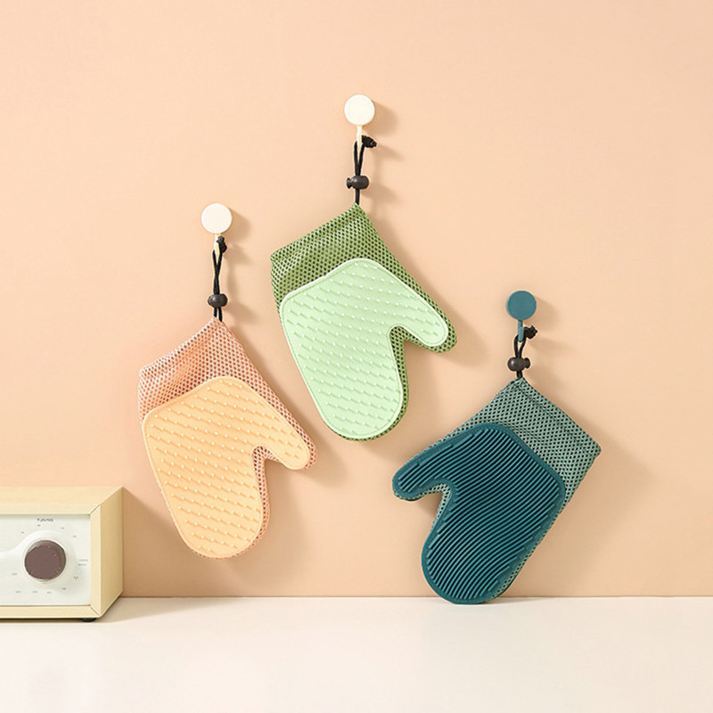 Kasside puhastuskindad Koerte hooldushari Täiendus 2-ühes Lemmikloomade karvade eemaldaja Kinnas Koera vann Iseseisev hooldamine Nahakindade tarvikud