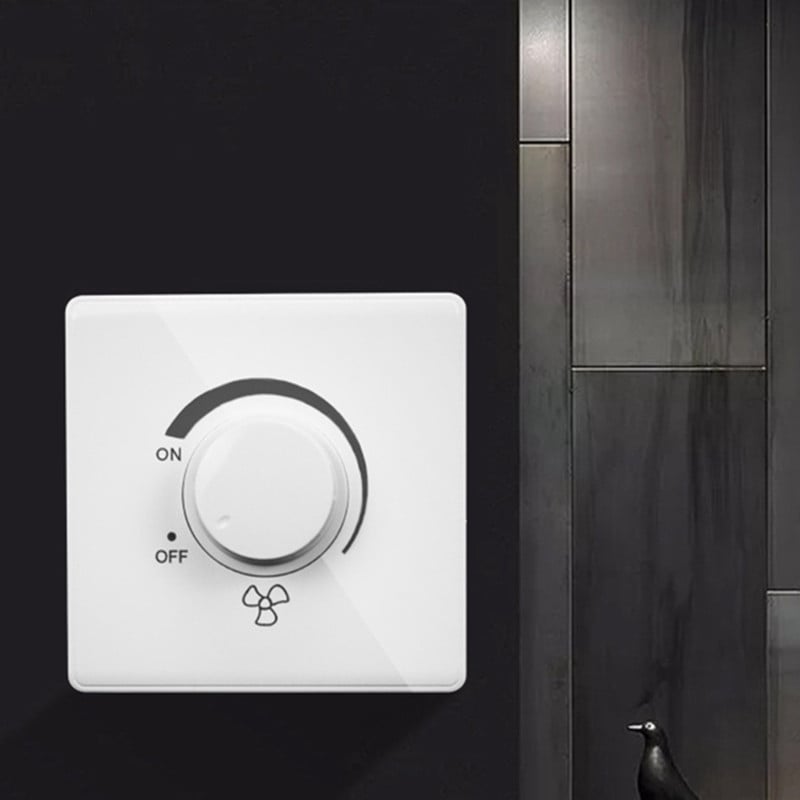 86 typov stropných ventilátorov, plynulý regulátor otáčok, nástenný vypínač 220V 10A