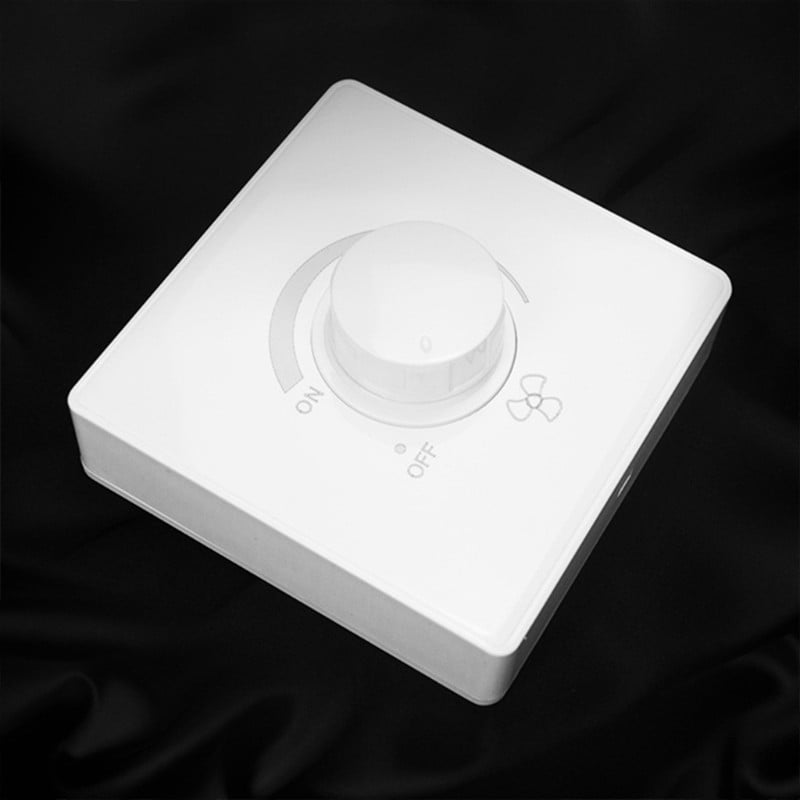 86 typov stropných ventilátorov, plynulý regulátor otáčok, nástenný vypínač 220V 10A